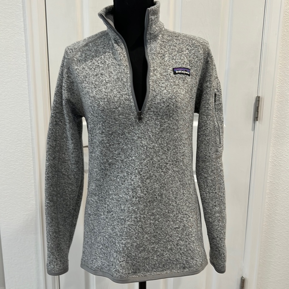 Patagonia fleece zip sweatshirt